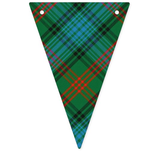 Schottischer ClanRossTartan Wimpelkette (Zweite Fahne)