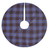 Schottischer ClanRutherfordTartan Polyester Weihnachtsbaumdecke (Vorderseite)