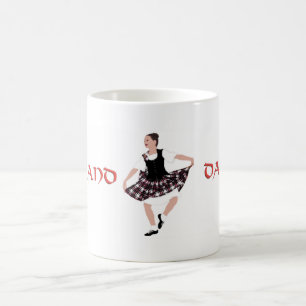 Schottischer Country-Tänzer Kaffeetasse