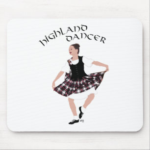 Schottischer Country-Tänzer Mousepad