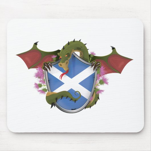 Schottischer Drache Mousepad (Vorne)