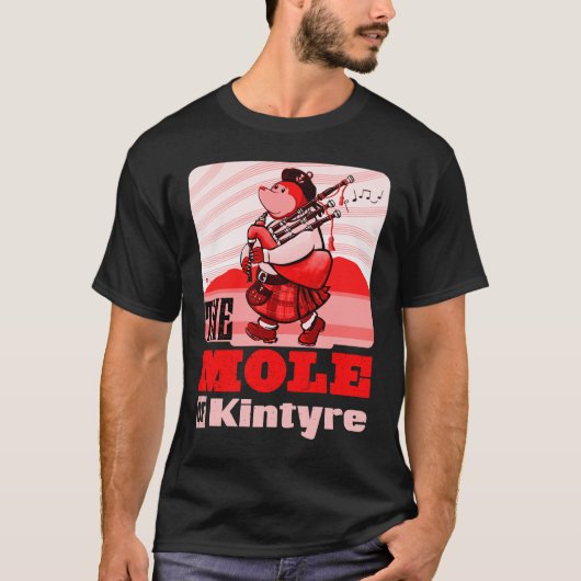 Schottischer Dudelsack, der Mole der Kintyre T-Shirt (Vorderseite)