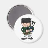 Schottischer Dudelsack Magnet (Vorderseite/Rückseite)