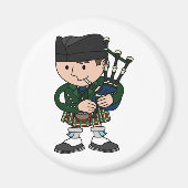 Schottischer Dudelsack Magnet (Vorne)