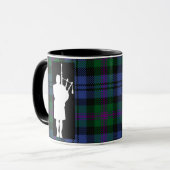 Schottischer Dudelsackspieler Tasse (Vorderseite Links)