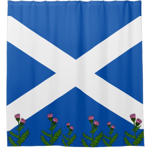 Schottischer Duschvorhang (Vorderseite)