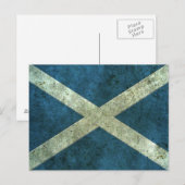 Schottischer Effekt der Flagge Postkarte (Vorne/Hinten)