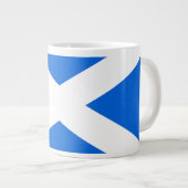 Schottischer Flaggenstaat Jumbo-Tasse (Vorderseite Rechts)