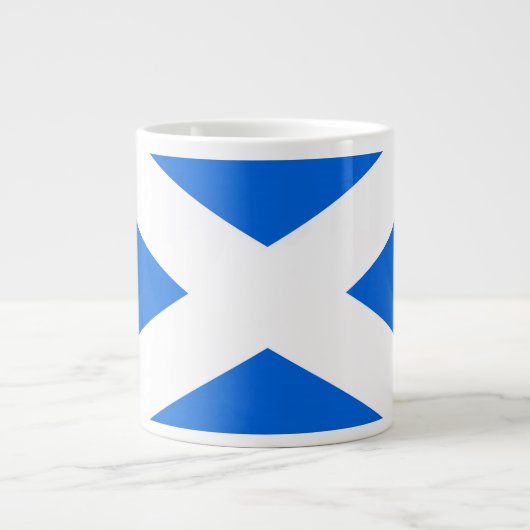 Schottischer Flaggenstaat Jumbo-Tasse (Vorderseite)