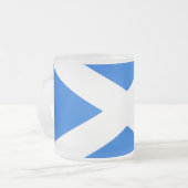 Schottischer Flaggenstaat Mattglastasse (Vorderseite Links)