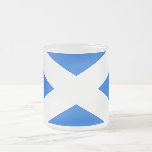 Schottischer Flaggenstaat Mattglastasse (Mittel)