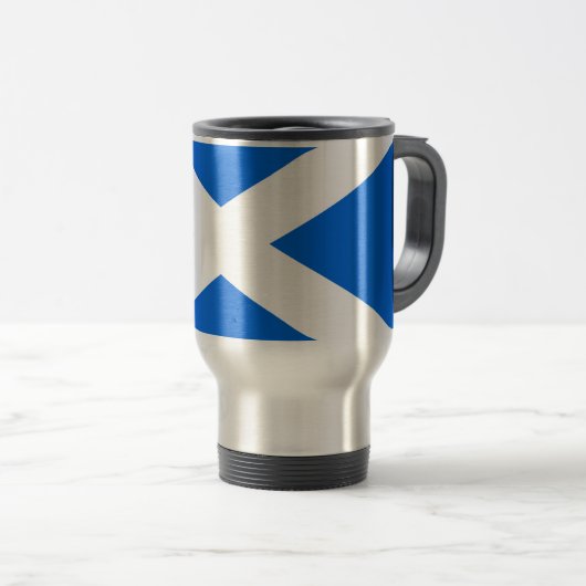 Schottischer Flaggenstaat Reisebecher (VorderseiteRechts)