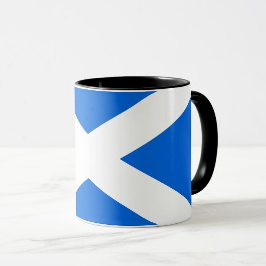 Schottischer Flaggenstaat Tasse (VorderseiteRechts)
