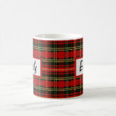 schottischer Flannel mit Name Coffee Tasse (Mittel)
