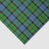 Schottischer Geschenk-Clan Forsyth blauer und Seidenpapier (Ausschnitt)