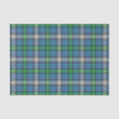 Schottischer Geschenk-Clan MacDowall Tartan Seidenpapier (Vorderseite)