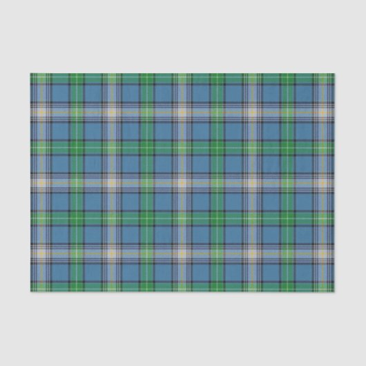 Schottischer Geschenk-Clan MacDowall Tartan Seidenpapier (Vorderseite)