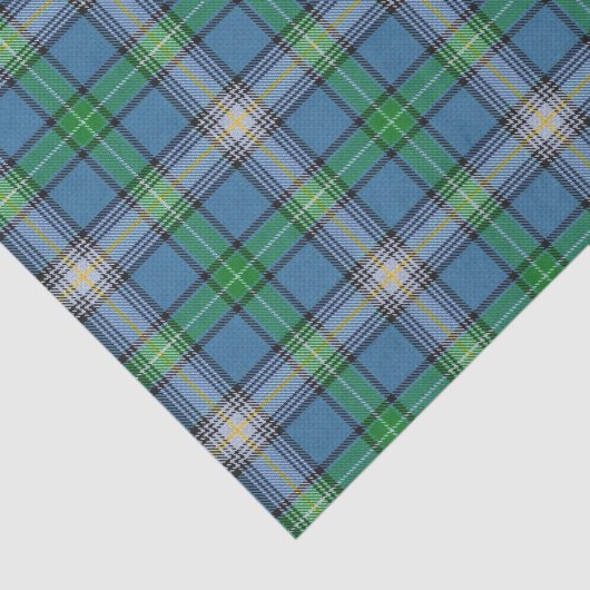 Schottischer Geschenk-Clan MacDowall Tartan Seidenpapier (Ausschnitt)