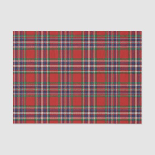 Schottischer Geschenk-Clan MacFarlane Tartan Seidenpapier (Vorderseite)