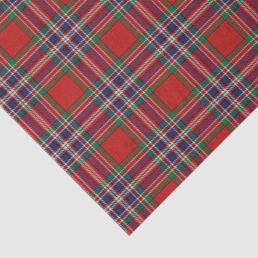 Schottischer Geschenk-Clan MacFarlane Tartan Seidenpapier (Ausschnitt)