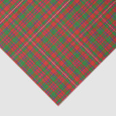 Schottischer Geschenk-Clan MacKinnon Tartan Seidenpapier (Ausschnitt)