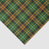 Schottischer Geschenk-Clan Ramsay orange schwarzer Seidenpapier (Ausschnitt)