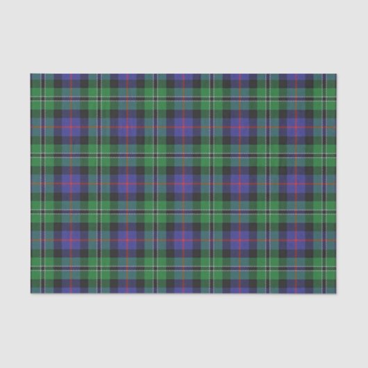 Schottischer Geschenk-Clan-RoseTartan Seidenpapier (Vorderseite)