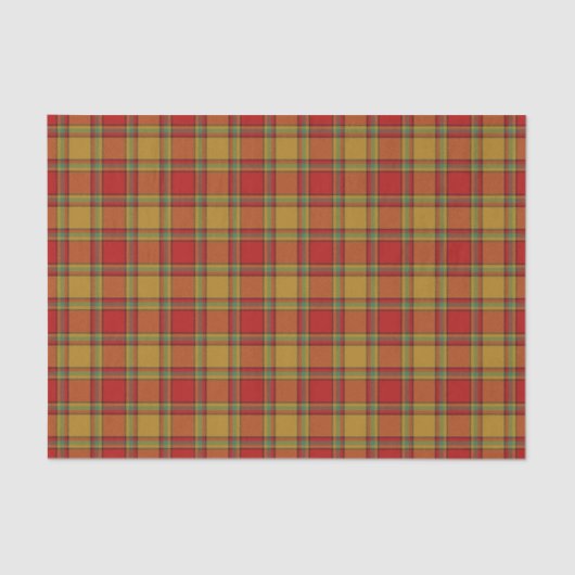 Schottischer Geschenk-Clan Scrimgeour Tartan Seidenpapier (Vorderseite)