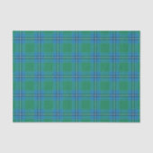 Schottischer Geschenk-ClanIrvine Irwin Tartan Seidenpapier (Vorderseite)