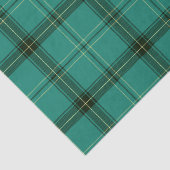 Schottischer grüner Tartan Seidenpapier (Ausschnitt)