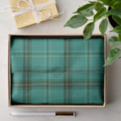 Schottischer grüner Tartan Seidenpapier (Geschenk)