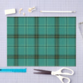 Schottischer grüner Tartan Seidenpapier (Handwerk)