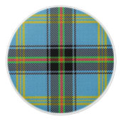 Schottischer Herrlichkeits-Clan-BellTartan kariert Keramikknauf (Vorderseite)