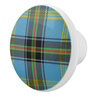 Schottischer Herrlichkeits-Clan-BellTartan kariert Keramikknauf