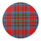 Schottischer Herrlichkeits-Clan MacBean Tartan Keramikknauf (Vorderseite)