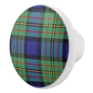 Schottischer Herrlichkeits-Clan MacLaren Tartan Keramikknauf