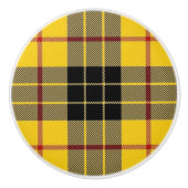 Schottischer Herrlichkeits-Clan MacLeod Tartan Keramikknauf (Vorderseite)