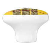 Schottischer Herrlichkeits-Clan MacLeod Tartan Keramikknauf (Seitenansicht)