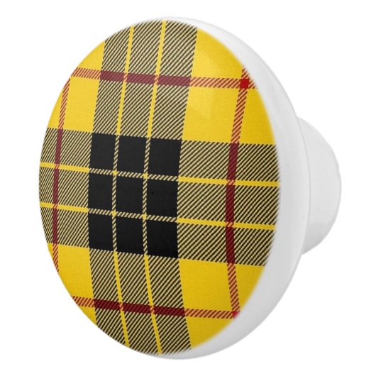 Schottischer Herrlichkeits-Clan MacLeod Tartan Keramikknauf (Rechts)