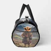 Schottischer Highland-Cow-Bagpiper, Duffle Bag (Rechts)