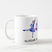 Schottischer Highland-Tanz Line Kaffeetasse (Links)