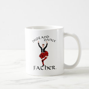 Schottischer Highland-Tanzvater Kaffeetasse
