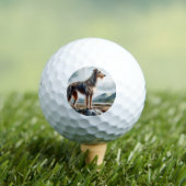 Schottischer Hirschhund Golfball (Insitu T-Shirt)