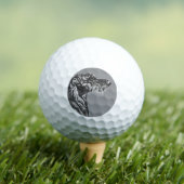 Schottischer Hirschhund Golfball (Insitu T-Shirt)