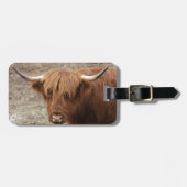 Schottischer Hochländer Gepäckanhänger (Vorderseite horizontal)