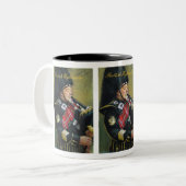 Schottischer Hochländer Zweifarbige Tasse (Vorderseite Links)