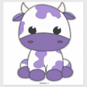 Schottischer Hochlandrinder Klassischer T - Shirt Aufkleber (Blatt)