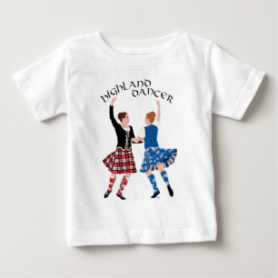 Schottischer Hochlandtanz Reel Baby T-shirt