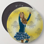 Schottischer Hochlandtänzer des niedlichen Button (Vorne & Hinten)