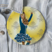 Schottischer Hochlandtänzer des niedlichen Button (Beispiel)